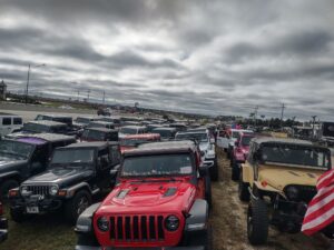 Jeepin for a Cure Rows